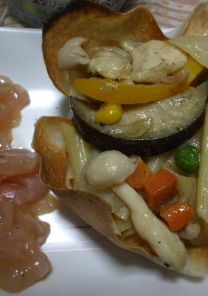 野菜たっぷりガーリックオイルパスタ-レシピのメイン写真