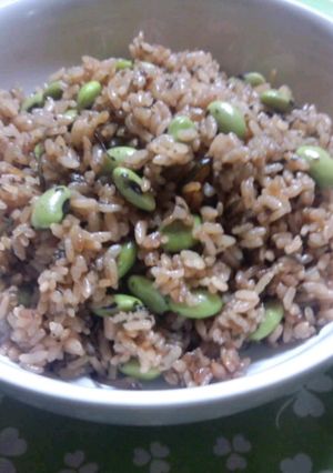 ウーロン茶で☆枝豆ご飯-レシピのメイン写真