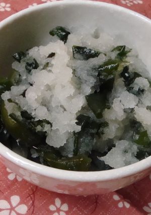 水切りなしの若布のみぞれ和え-レシピのメイン写真