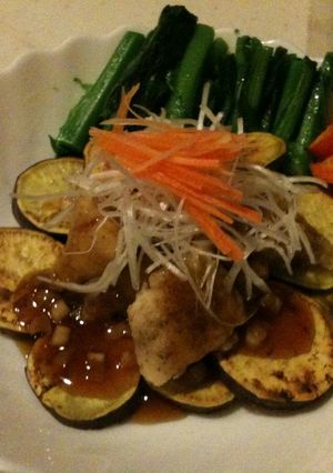 白身魚とサツマイモの甘酢あんかけ-レシピのメイン写真