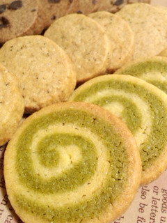 *抹茶の渦巻きクッキー*-レシピのメイン写真