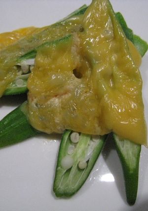 おくらDEチーズ-レシピのメイン写真