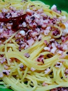 タコミンチのペペロンチーノパスタ-レシピのメイン写真