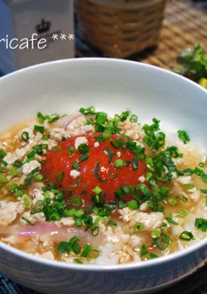 ダイエット料理　トマトと鳥ミンチの丼-レシピのメイン写真