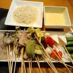 รูปของ おうちでセルフ串揚げ　　