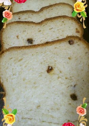 ホームベーカリーでバナナとレーズンパン-レシピのメイン写真