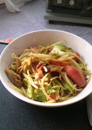 雪国の野菜炒め♪-レシピのメイン写真