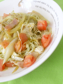 ஐバジルソースで✿そうめんチャンプルーஐ-レシピのメイン写真