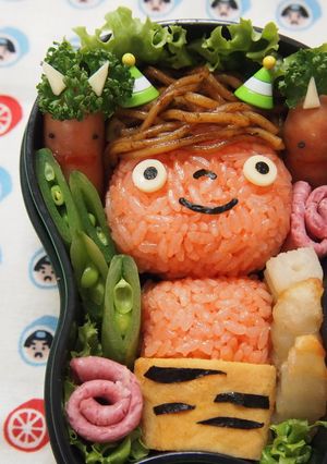 節分弁当2012～もじゃもじゃ編～-レシピのメイン写真