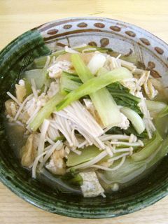 チンゲン菜とえのきの煮びたし-レシピのメイン写真