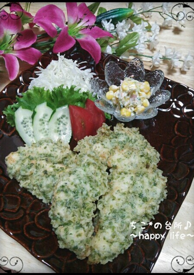 ささみの磯辺天♪-レシピのメイン写真