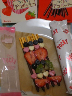 フルーツとチョコのデコポッキー-レシピのメイン写真