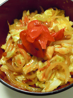 簡単・野菜炒めビビンバ-レシピのメイン写真
