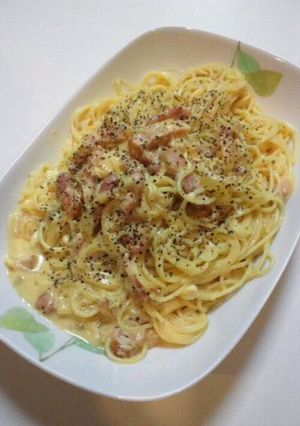 ☆パンチ☆のきいてるカルボナーラ-レシピのメイン写真
