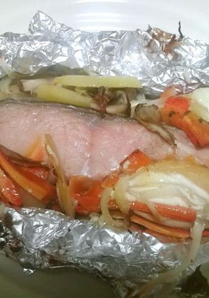 手抜き☆鮭のホイル焼き-レシピのメイン写真