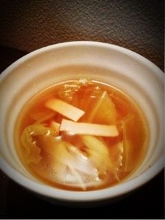 キャベツとハムのスープ-レシピのメイン写真