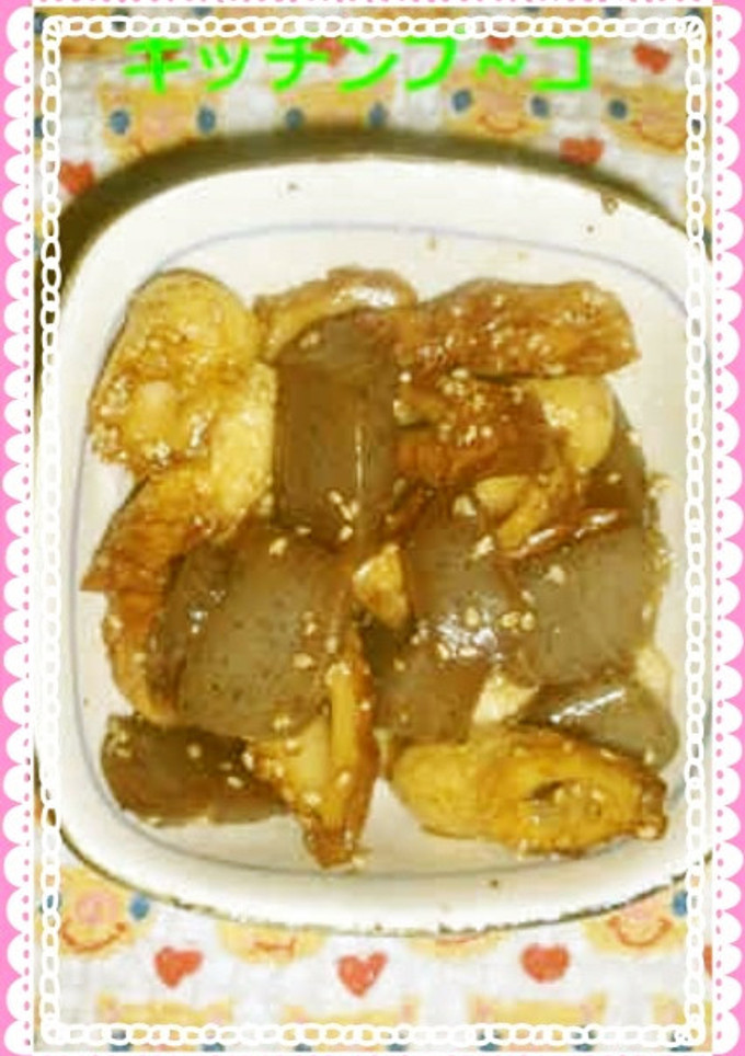 蒟蒻と竹輪の炒め煮-レシピのメイン写真