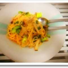 きのことチンゲンサイの和風パスタ-レシピのメイン写真