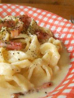 生パスタのソース① チーズカルボナーラ♡-レシピのメイン写真