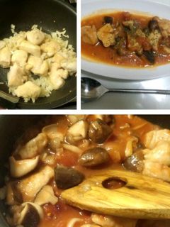 鶏肉とキノコのトマト煮-レシピのメイン写真