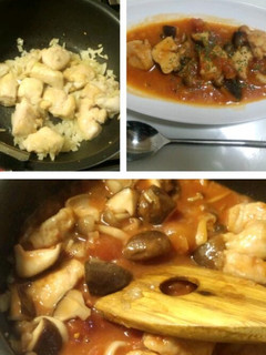 鶏肉とキノコのトマト煮-レシピのメイン写真