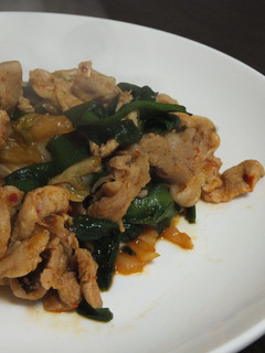 ニラとキムチと豚肉炒め-レシピのメイン写真