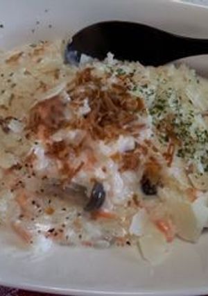 塩鮭でミルク粥-レシピのメイン写真
