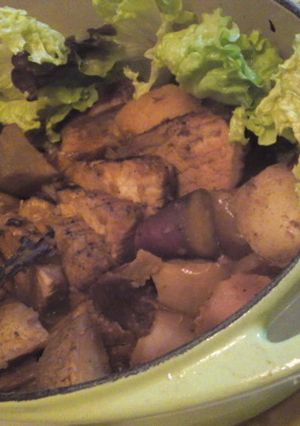 ルクルーゼ☆豚かたまり肉のポットロースト-レシピのメイン写真
