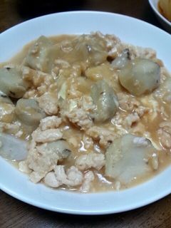 里芋の肉味噌チーズ-レシピのメイン写真