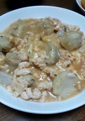 里芋の肉味噌チーズ-レシピのメイン写真