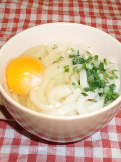 とってもおいしい釜玉うどん-レシピのメイン写真