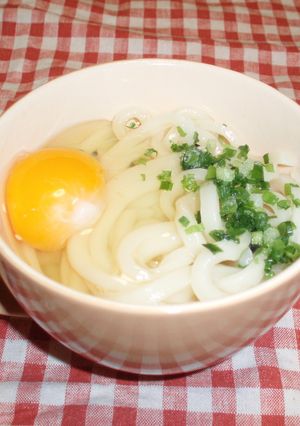 とってもおいしい釜玉うどん-レシピのメイン写真