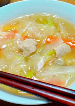 ちゅるッ♪お好きな野菜で中華 春雨スープ-レシピのメイン写真