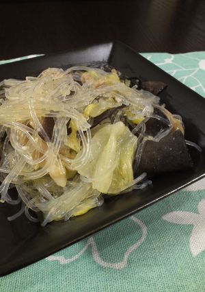 オリーブ香る☆白菜と春雨の炒め物-レシピのメイン写真