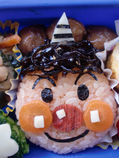 キャラ弁♪節分☆アンパンマンが鬼クンに♪-レシピのメイン写真