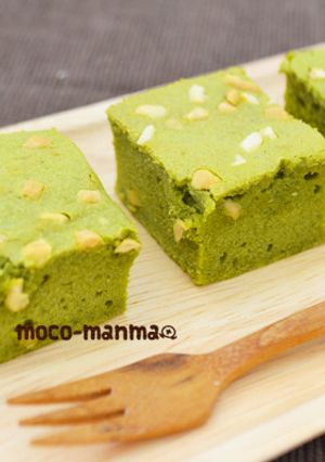 ナッツとホワイトチョコの抹茶ブラウニー-レシピのメイン写真