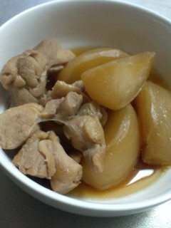 ほっこり♪カブと鶏モモの煮物-レシピのメイン写真