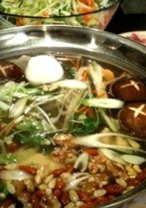 （温）薬膳鍋～冬野菜と豚肉しゃぶしゃぶ～-レシピのメイン写真