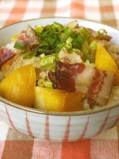 洋風♥♡ポテト&ベーコンの炊き込み御飯-レシピのメイン写真