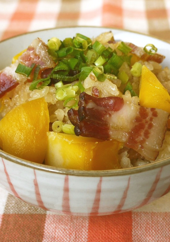 洋風♥♡ポテト＆ベーコンの炊き込み御飯-レシピのメイン写真