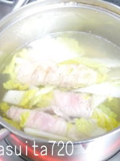 続・白菜の豚しゃぶ巻きスープ-レシピのメイン写真