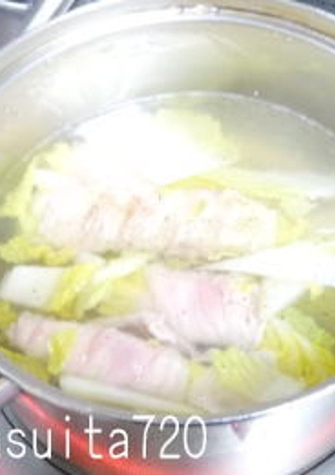 続・白菜の豚しゃぶ巻きスープ-レシピのメイン写真