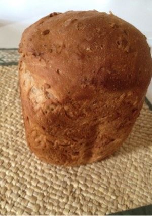 HBで簡単！もっちり米粉の黒蜜くるみパン-レシピのメイン写真