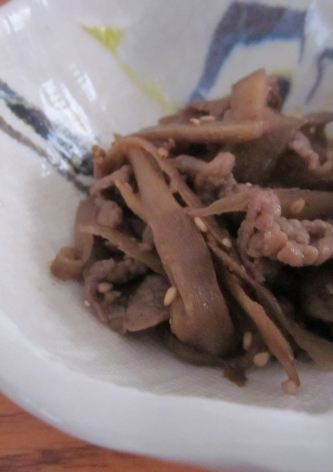 牛肉とごぼうのきんぴら-レシピのメイン写真