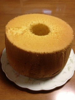 基本のプレーンシフォンケーキ-レシピのメイン写真