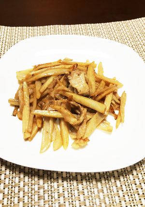 豚肉とレンコンの細切り炒め-レシピのメイン写真