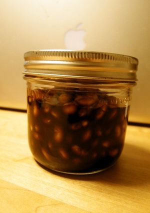 節分の炒り豆で簡単！酢大豆☆黒酢醤油漬け-レシピのメイン写真
