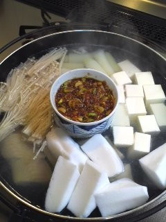 卵入り♪簡単湯豆腐のタレ-レシピのメイン写真