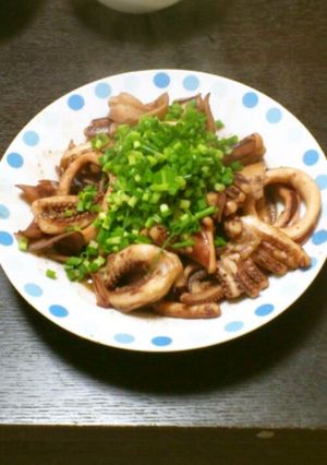 美味しいよ!いかの肝炒め-レシピのメイン写真