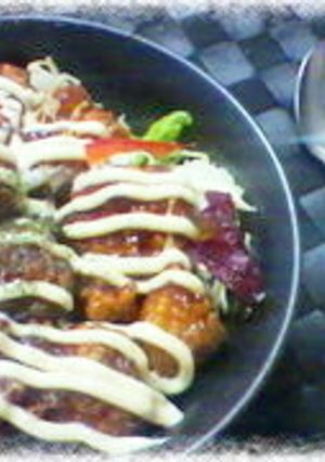 照りっ照りな唐揚げ丼！-レシピのメイン写真